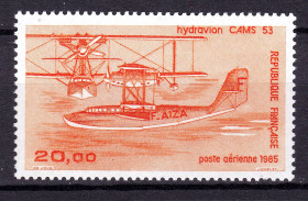 Транспорт Транспорт ^/--/^ Авиация .  Франция  1985 г MNH - АВИАПОЧТА - гидроплан ^_^^^ Франція 1985 MNH - АВІАПОЧТА - гідроплан - фото фото фото