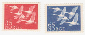 Скандинавія Скандинавия ^/--/^ Норвегия 1956  г.№ 422‑423 ** серия ^_^^^ Норвегія 1956 р. No 422-423 ** серія - фото фото фото