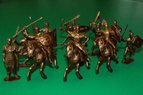 Фігурки, солдатики Фигурки, солдатики ^/--/^ РИМЛЯНИ римляне JECSAN 60-65 /--/ мм ІСПАНІЯ набір 18 штук ^_^^^ Римляне JECSAN 60-65 /--/ мм Испания набор 18 штук - фото фото фото
