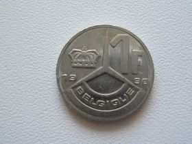Бельгія Бельгия ^/--/^ Бельгия 1 франк 1990 года #9397 ^_^^^ Бельгія 1 франк 1990 року #9397 - фото фото фото