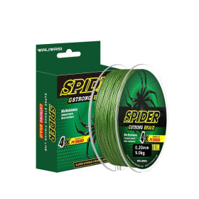 Ліски, шнури, повідці Лески, шнуры, поводки ^/--/^ Шнур плетений Spider G-Strong 4 /--/ X PE Braid 0,20 /--/ mm/9,0 /--/ kg green 100 /--/ м ^_^^^ Шнур плетён Spider G-Strong 4 /--/ X PE Braid 0,20 /--/ mm/9,0 /--/ kg green 100 /--/ м - фото фото фото