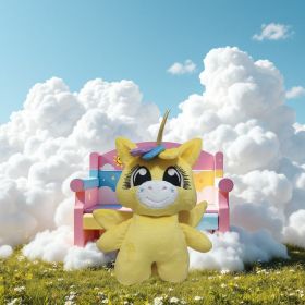 М'які іграшки Мягкие игрушки ^/--/^ Плюшевая мягкая игрушка пони единорог желтый 30 см 4595 ^_^^^ Плюшева м'яка іграшка поні єдиноріг жовтий 30 см 4595 - фото фото фото