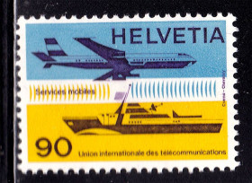 Транспорт Транспорт ^/--/^ Авиация . Швейцария 1976  г  MNH - флот ^_^^^ Швейцарія 1976 MNH - флот - фото фото фото