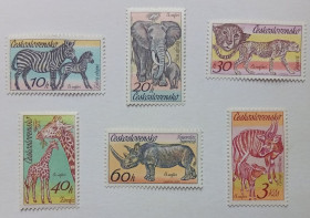 Чехословаччина Чехословакия ^/--/^ Чехословакия 1976 Дикие животные, фауна, MNH (I) ^_^^^ 1976 — Дикі тварини, фауна, MNH (I) - фото фото фото