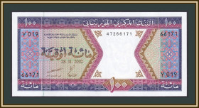 Інші країни Другие страны ^/--/^ Мавритания 100 угий 2002 P-4  (4 /--/ k) UNC ^_^^^ Мавританія 100 вугий 2002 P-4 (4 /--/ k) UNC - фото фото фото