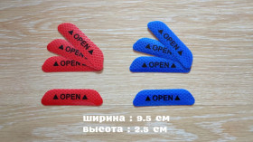 Наліпки, емблеми Наклейки, эмблемы ^/--/^ Наклейки на двери авто Open 4 штуки светоотражающая ^_^^^ Наклейки на двері авто Open 4 штуки світловідбивна - фото фото фото