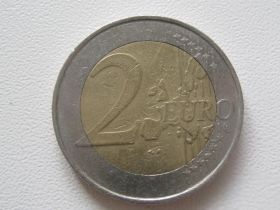 Бельгія Бельгия ^/--/^ Бельгия 2 евро 2000 года 28827 ^_^^^ Бельгія 2 євро 2000 року 28827 - фото фото фото