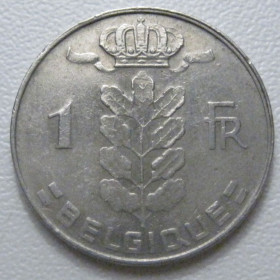Бельгія Бельгия ^/--/^ Бельгія 1 франк 1972 року Belgique 42627 ^_^^^ Бельгия 1 франк 1972 года Belgique 42627 - фото фото фото