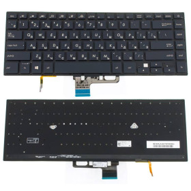 Клавіатури Клавиатуры ^/--/^ Клавиатура для ноутбука ASUS (UX /--/ 580 series) rus, black, без фрейма, подсветка клавиш ^_^^^ Клавіатура для ноутбука ASUS (UX /--/ 580 series) rus, black, без фрейму, підсвічування клавіш - фото фото фото