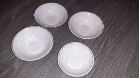 Статуетки, Скульптури, Фігурки, Фарфор Статуэтки, Скульптуры, Фигурки, Фарфор ^/--/^ Тарелки пиалы глубокие СССР 4 шт Буды ^_^^^ Тарілки піали глибокі СРСР 4 шт Буди - фото фото фото