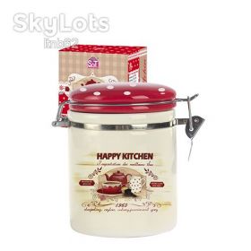 Ємності для сипучих продуктів Ёмкости для сыпучих продуктов ^/--/^ Банка для сыпучих продуктов 0,75 л Happy Kitchen Snt 629-11 ^_^^^ Банку для сипучих продуктів 0,75 л Happy Kitchen Snt 629-11 - фото фото фото