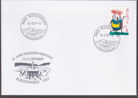 Європа Европа ^/--/^ Швейцария 1997 ВИНОГРАД ВИНО ФЕСТИВАЛЬ RUDOLFINGEN ЛОЗА ВИНОГРАДНИКИ ВИНОДЕЛИЕ ТРАДИЦИИ ХК СГ ^_^^^ Швейцарія 1997 ВИНОГРАД ВИНО ФЕСТИВАЛЬ RUDOLFINGEN ЛОЗА ВИНОГРАДНИКИ ВИНОДІЛЬНІ ТРАДИЦІЇ ХК СГ - фото фото фото