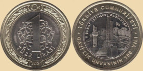 Туреччина Турция ^/--/^ Турция 1 лира 2021 ^_^^^ Туреччина 1 ліра 2021 - фото фото фото