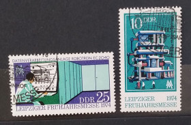 НДР, ФРН ГДР, ФРГ ^/--/^ ГДР 1974 г - Лейпцигская весенняя ярмарка ^_^^^ НДР 1974 - Лейпцігський весняний ярмарок - фото фото фото