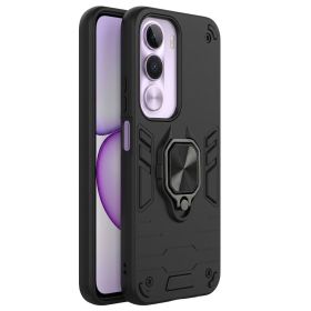Чохли, бампера Чехлы, бампера ^/--/^ Чохол Fiji Defence для Realme C /--/ 100 /--/ i (RMX /--/ 5377) протиударний бампер з кільцем підставкою Black - фото фото фото