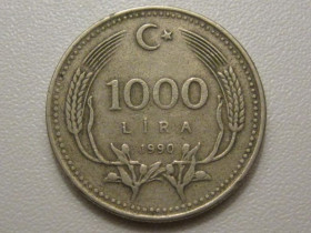Туреччина Турция ^/--/^ Турция 1000 лир 1990 года 37883 ^_^^^ Туреччина 1000 лір 1990 року 37883 - фото фото фото