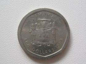 Ямайка Ямайка ^/--/^ Ямайка 5 долларов 1996 года 27386 ^_^^^ Ямайка 5 доларів 1996 року 27386 - фото фото фото