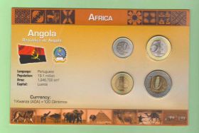 Ангола Ангола ^/--/^ Набор монет АНГОЛА ANGOLA пластик блистер запайка  RRR ^_^^^ Набір монет АНГОЛА ANGOLA пластик блістер запайка RRR - фото фото фото
