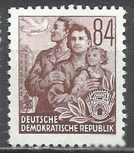 НДР, ФРН ГДР, ФРГ ^/--/^ ГДР 1953 семья стандарт офсет 1 /--/ м. ^_^^^ НДР 1953 сім'я стандарт офсет 1 /--/ м. - фото фото фото