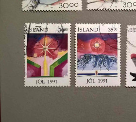 Мистецтво Искусство ^/--/^ Исландия Рождество 1991 ^_^^^ Ісландія Різдво 1991 - фото фото фото