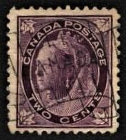 Північна Америка Северная Америка ^/--/^ Канада Canada 1897 г № 47 гашеная ^_^^^ Канада Canada 1897 р. No 47 гашена - фото фото фото
