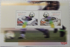 Спорт Спорт ^/--/^ Гвинея-Бисау, ЧМ по футболу 2002 года, MNH ^_^^^ Гвінея-Бісау, ЧС з футболу 2002 року, MNH - фото фото фото