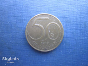 Австрія Австрия ^/--/^ Монета 50 грошен Австрія 1976 ^_^^^ Монета 50 грошен Австрия 1976 - фото фото фото