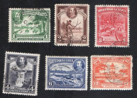 Південна Америка Южная Америка ^/--/^ Британская Гвиана  (1934) Колония Великобритании. Местные виды ^_^^^ Британська Гвіана (1934) Колонія Великобританії. Місцеві види - фото фото фото