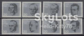 НДР, ФРН ГДР, ФРГ ^/--/^ ФРГ 1964 20-летие покушения на Гитлера Mi 431-438 MNH ^_^^^ ФРН 1964 20-річчя замаху на Гітлера Mi 431-438 MNH - фото фото фото