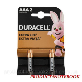 Батарейки, акумулятори Батарейки, аккумуляторы ^/--/^ Батарейка DURACELL LR /--/ 03 ААА MN /--/ 2400 1 /--/ х /--/ 2 шт. - фото фото фото