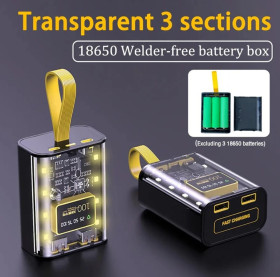 Корпуса Корпуса Інше  (Корпуса) Другое (Корпуса) ^/--/^ Корпус PowerBank 3 /--/ x /--/ 18650 Зі швидким заряджанням ^_^^^ Корпус PowerBank 3 /--/ x /--/ 18650 С быстрым заряжанием - фото фото фото