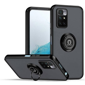 Чохли, бампера Чехлы, бампера ^/--/^ Чохол Fiji Colorframe для Xiaomi Redmi 10 матовий бампер з кільцем підставкою Black ^_^^^ Чехол Fiji Colorframe для Xiaomi Redmi 10 матовый бампер с кольцом подставкой Black - фото фото фото