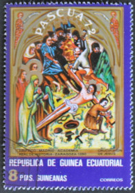 Інше Другое ^/--/^ Экваториальная Гвинея Живопись Пасха 1972 ^_^^^ Екваторіальна Гвінея Живопис Пасха 1972 - фото фото фото