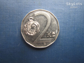 Чехія Чехия ^/--/^ Монета 2 кроны Чехия 1996 ^_^^^ Монета 2 крони Чехія 1996 - фото фото фото