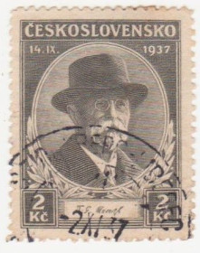 Чехословаччина Чехословакия ^/--/^ Чехословакия  1937 г № 372 гашеная ^_^^^ Чехословаччина 1937 р. No 372 гашена - фото фото фото