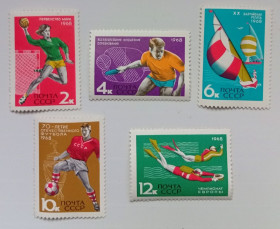 СРСР - СССР - ^/--/^ СССР 1968 Международные спортивные соревнования, MNH ^_^^^ СРСР 1968 Міжнародні спортивні змагання, MNH - фото фото фото
