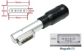 Інше Другое ^/--/^ Переходник для блока питания MagSafe 1 з 5.5 /--/ x /--/ 2.1(2.5)mm (Female) (A class) 1 день гар. ^_^^^ Перехідник для блоку живлення MagSafe 1 з 5.5 /--/ x /--/ 2.1 (2.5)mm (Female) (A class) 1 день гар. - фото фото фото