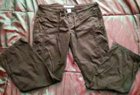 Штани Брюки ^/--/^ Штаны 48 /--/ р.Old Navy  коричневые 14 /--/ р.Камбоджия на шнурке ^_^^^ Штани 48 /--/ р.Old Navy коричневі 14 /--/ р.Камбоджія на шнурці - фото фото фото