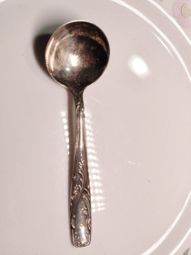 Інше Другое ^/--/^ * десертная ложка -  серебрение - германия - Dornrschen 100 Silber -  germany ^_^^^ десертна ложка - срібло - германія - Dornrschen 100 Silber - germany - фото фото фото