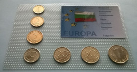 Болгарія Болгария ^/--/^ Набор монет БОЛГАРИЯ набір БОЛГАРІЯ блистер запайка пластик ^_^^^ Набор монет БОЛГАРИЯ набор БОЛГАРИЯ блистер запайка пластик - фото фото фото