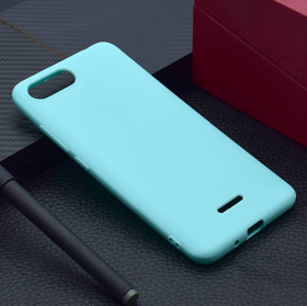 Чохли, бампера Чехлы, бампера ^/--/^ Чохол Xiaomi Redmi 6 /--/ A силікон soft touch бампер м&amp;#039;ятно-блакитний ^_^^^ Чехол Xiaomi Redmi 6 /--/ A силикон soft touch бампер м&amp;#039;ятно-голубой - фото фото фото