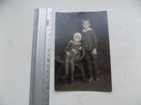 Листи, фото Письма, фото ^/--/^ Фотография старинная с печатью фотоателье Дети 15,5 /--/ х /--/ 10 см ^_^^^ Фотографія старовинна з печаткою фотоательє Діти 15,5 /--/ х /--/ 10 см - фото фото фото