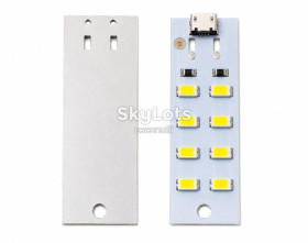 Світлодіоди Светодиоды ^/--/^ Світлодіодна панель 8 LED 5 /--/ V 0.2 /--/ A з Micro USB, LED модуль на алюмінієвій підкладці ^_^^^ Светодиодная панель 8 LED 5 /--/ V 0. 2 /--/ A с Micro USB, LED модуль на алюминиевой подложке - фото фото фото