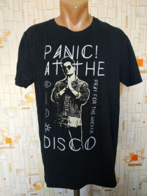 Футболки, майки Футболки, майки ^/--/^ Футболка чоловіча чорна PANIC ATTHE GILDAN p-p L ^_^^^ Футболка мужская черная PANIC ATTHE GILDAN p-p L - фото фото фото