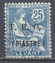 Сирія Сирия ^/--/^ Сирия франц. 1919 1 Pias. надп. на м. Франц. Леванта 1 /--/ м.гаш. ^_^^^ Сирія франц. 1919 1 Pias. надп. на м. Франц. Леванта 1 /--/ м.гаш. - фото фото фото
