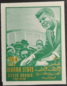 Інше Другое ^/--/^ Южная Аравия Штат Махра Кеннеди 1967 ^_^^^ Південна Аравія Штат Махра Кеннеді 1967 - фото фото фото