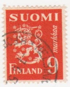 Скандинавія Скандинавия ^/--/^ Финляндия 1950 г. № 386 гашеная ^_^^^ Фінляндія 1950 р. No 386 гашена - фото фото фото