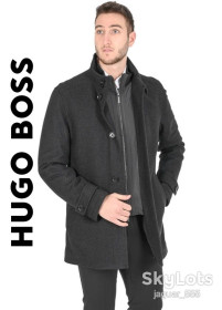 Пальто Пальто ^/--/^ Оригінальне елегантне чоловіче пальто HUGO BOSS, SIZE 52  (XL)  (СУПЕР ЦІНА!!!) ^_^^^ Оригинальное элегантное мужское пальто HUGO BOSS, SIZE 52 (XL) (Супер Цена!!!) - фото фото фото