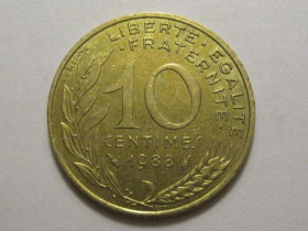 Франція Франция ^/--/^ Франция 10 сантимов 1988 года 3 /--/ П /--/ 998 ^_^^^ Франція 10 сантимів 1988 3 /--/ П /--/ 998 - фото фото фото