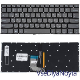 Клавіатури Клавиатуры ^/--/^ Клавиатура для ноутбука LENOVO (IdeaPad 320 /--/ S-13 /--/ IKB series) rus, black, без фрейма, подсветка клавиш  ^_^^^ Клавіатура для ноутбука LENOVO (IdeaPad 320 /--/ S-13 /--/ IKB series) rus, black, без фрейму, підсвічування клавіш - фото фото фото